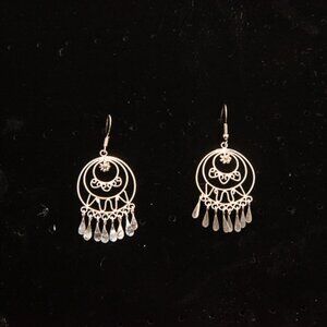 Like new Boho Style Silver Dangle earrings